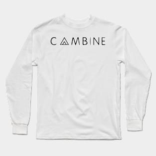 Simple Combine Text Long Sleeve T-Shirt